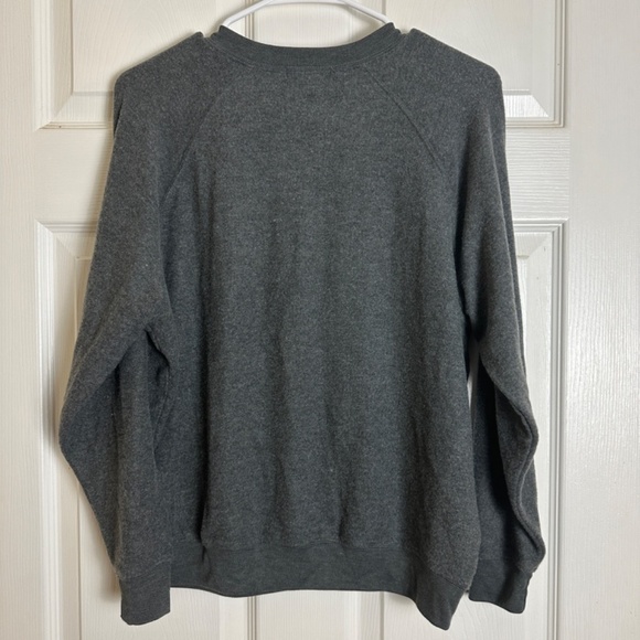 Wildfox Gray Easy Tiger Long Sleeve Graphic Sweatshirt Women Size XS - Picture 4 of 5